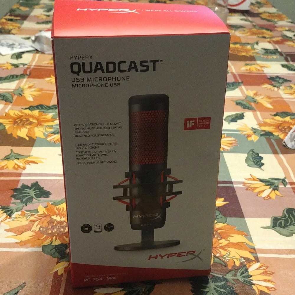 Hyperx Quadcast microphone
